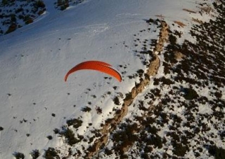 Parapente en zonas nevadas